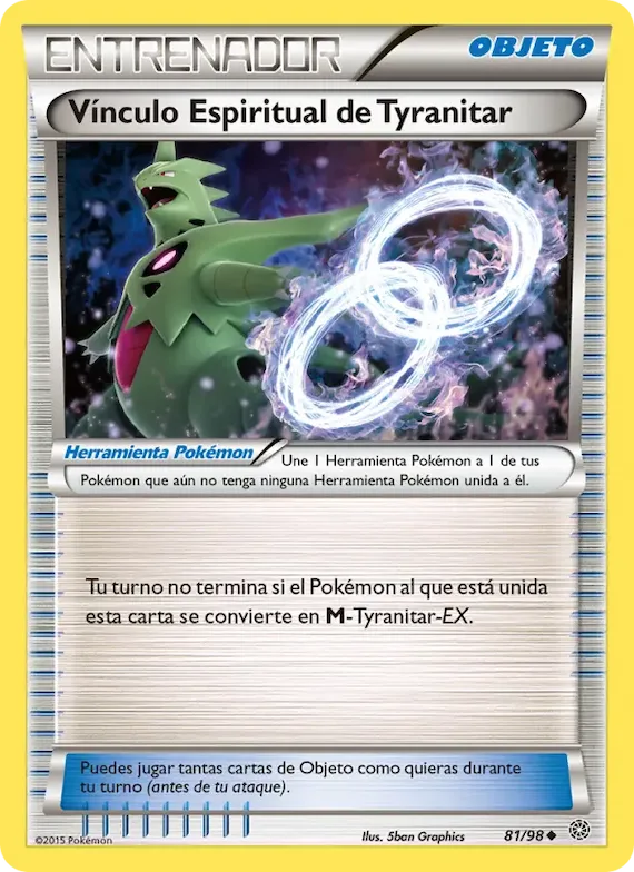 Vínculo Espiritual de Tyranitar 81 – Antiguos Orígenes