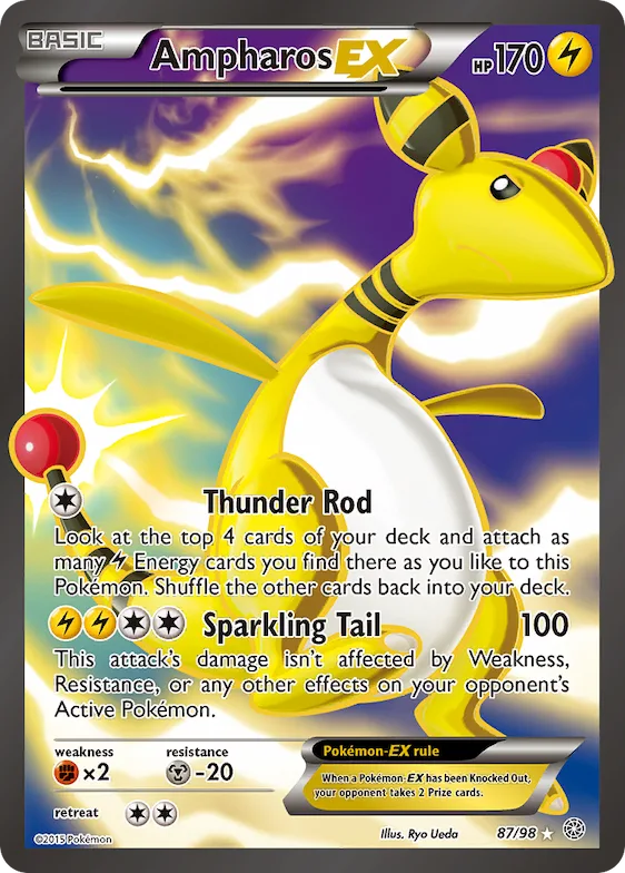 Ampharos-EX #87 – Ancient Origins