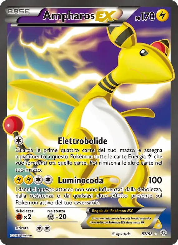 Ampharos EX 87 – Antiche Origini