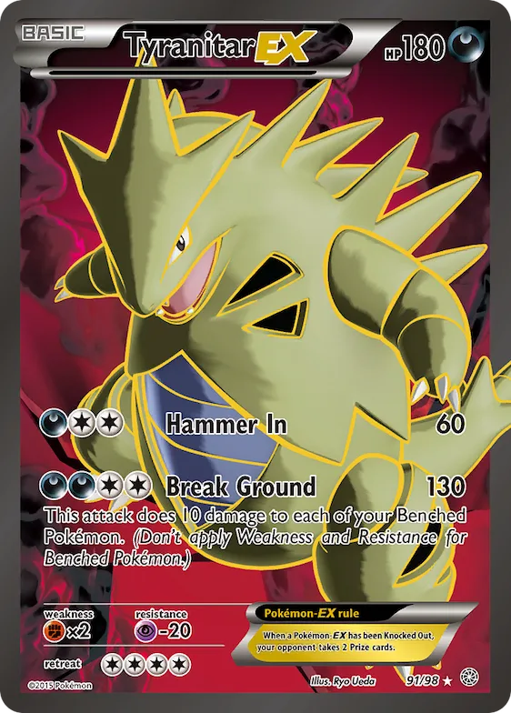 Tyranitar-EX #91 – Ancient Origins