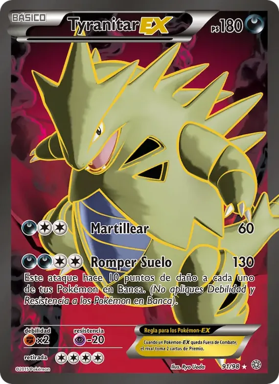 Tyranitar EX 91 – Antiguos Orígenes