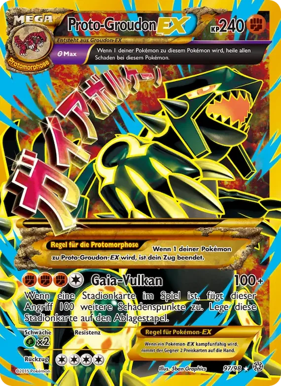 Proto-Groudon EX 97 – Ewiger Anfang