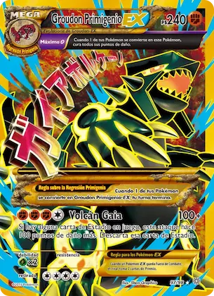 Groudon Primigenio EX 97 – Antiguos Orígenes
