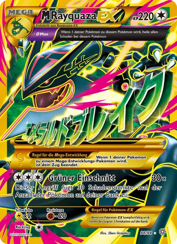M-Rayquaza EX 98 – Ewiger Anfang