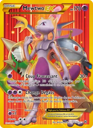 Mewtwo EX 164 – Impulsion Turbo