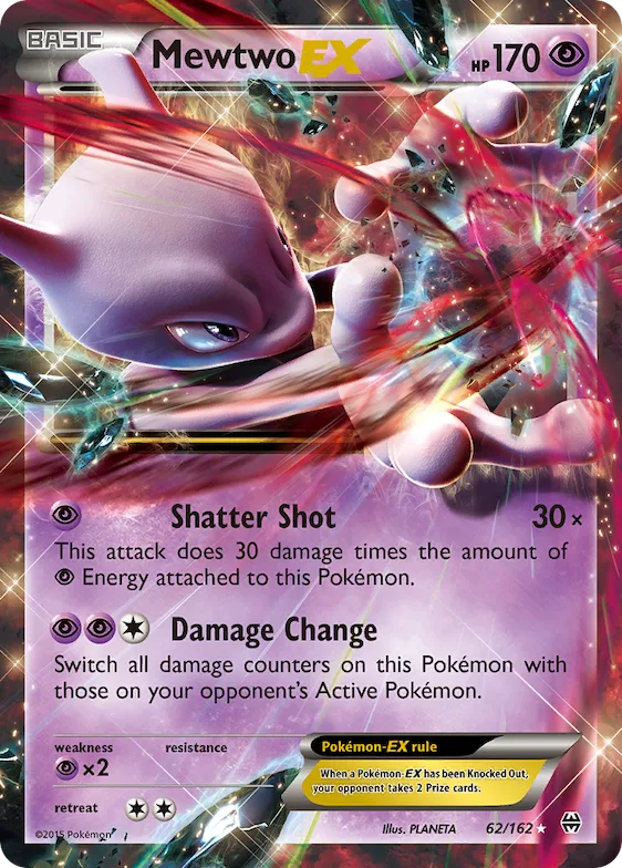 Mewtwo-EX #62 – BREAKthrough