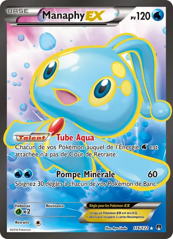 Manaphy EX 116 – Rupture Turbo