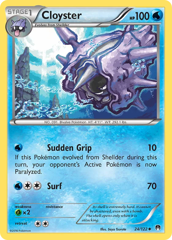 Cloyster 24 – Turbo Colisão