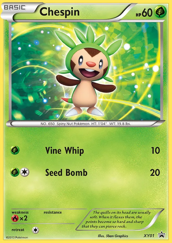 Chespin #XY01 – XY Promos
