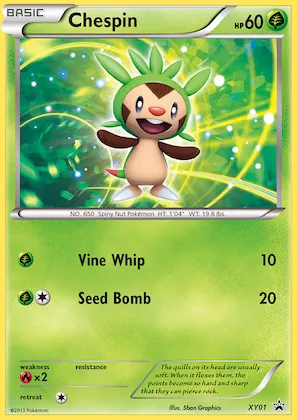 Chespin #XY01 – XY Promos