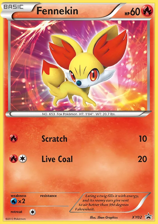 Fennekin #XY02 – XY Promos