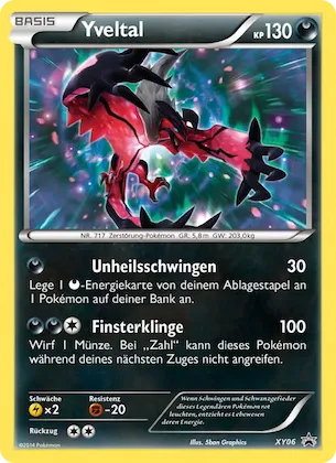 Yveltal Nr. XY06 – XY Promokarten