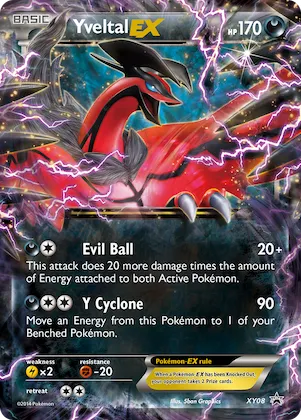 Yveltal-EX #XY08 – XY Promos