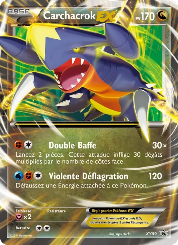 Carchacrok EX XY09 – Promo XY