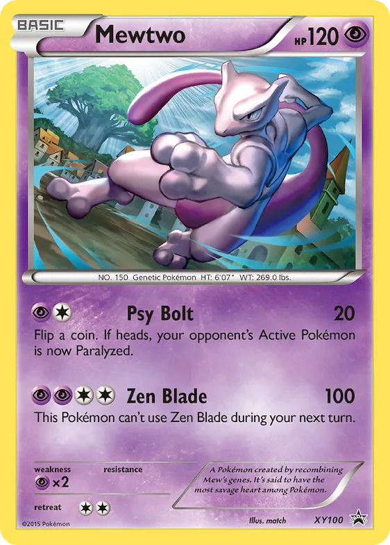 Mewtwo #XY100 – XY Promos