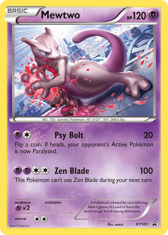 Mewtwo #XY101 – XY Promos