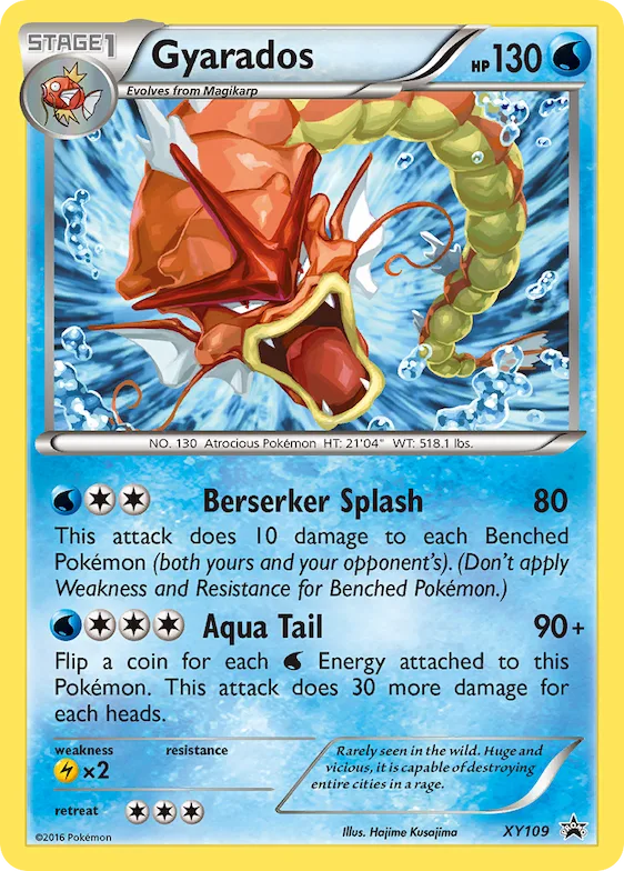 Gyarados #XY109 – XY Promos