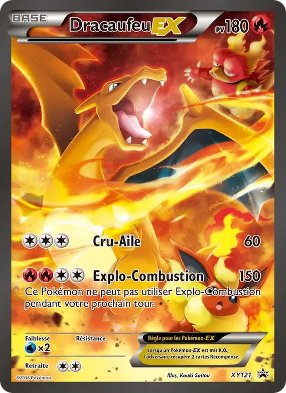 Dracaufeu EX XY121 – Promo XY