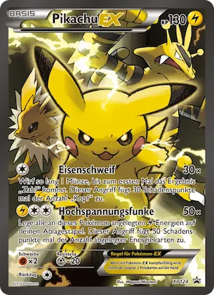 Pikachu-EX Nr. XY124 – XY Promokarten