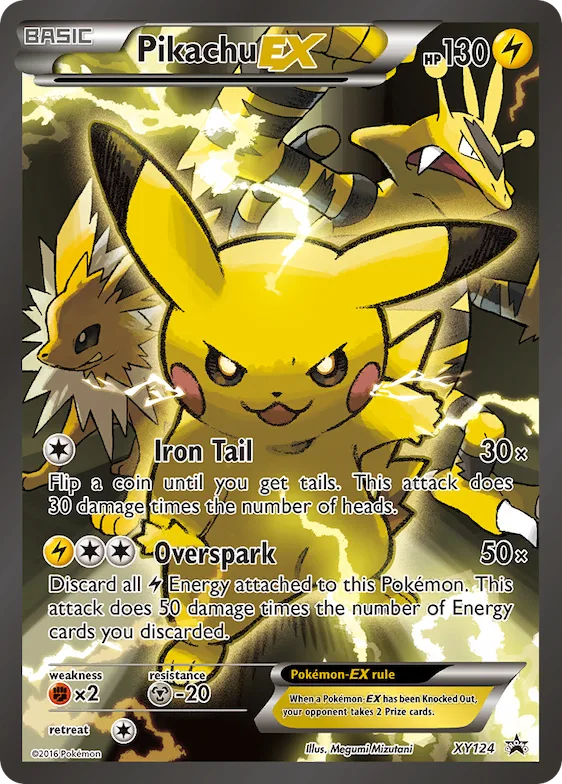 Pikachu-EX #XY124 – XY Promos
