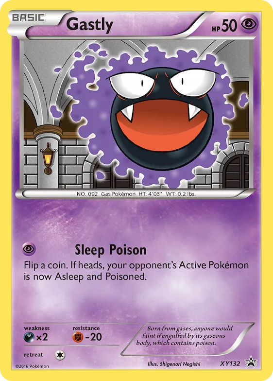 Gastly #XY132 – XY Promos