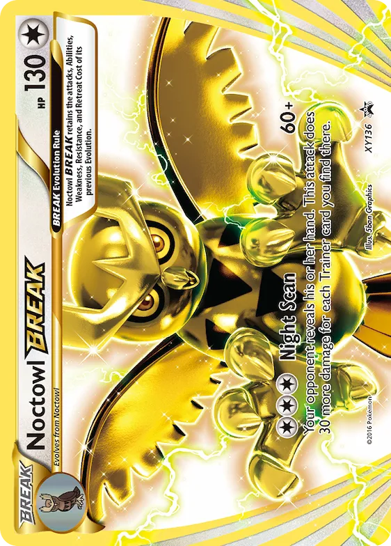 Noctowl BREAK #XY136 – XY Promos
