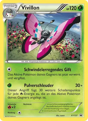 Vivillon Nr. XY137 – XY Promokarten