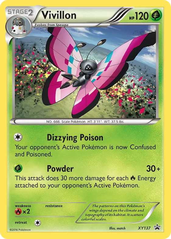 Vivillon #XY137 – XY Promos