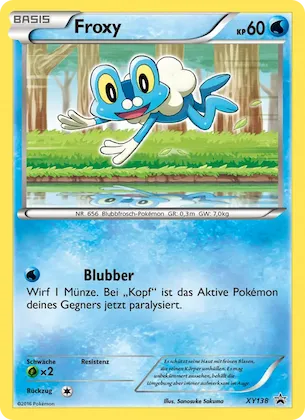 Froakie Nr. XY138 – XY Promokarten
