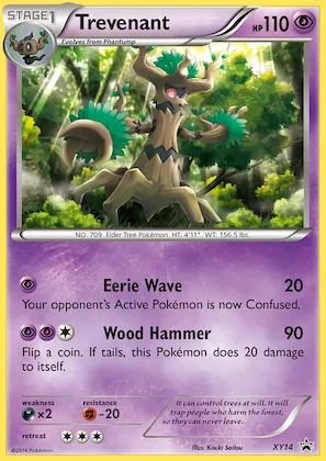 Trevenant #XY14 – XY Promos