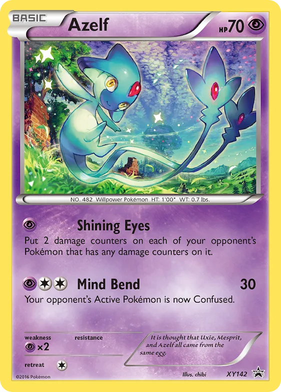 Azelf #XY142 – XY Promos