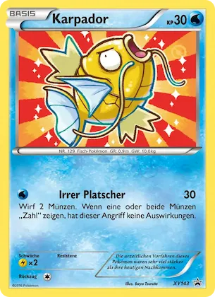 Magikarp Nr. XY143 – XY Promokarten