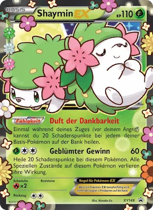 Shaymin-EX Nr. XY148 – XY Promokarten
