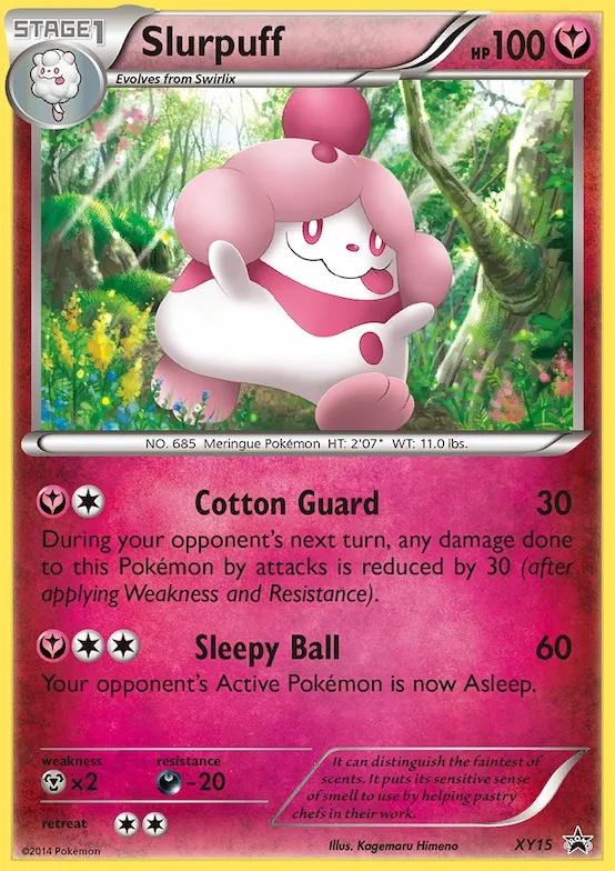 Slurpuff #XY15 – XY Promos