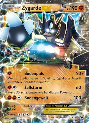 Zygarde-EX Nr. XY151 – XY Promokarten