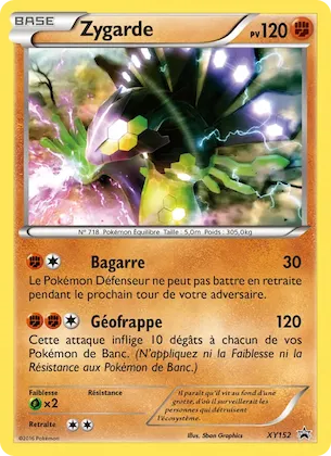 Zygarde n° XY152 – Promo XY