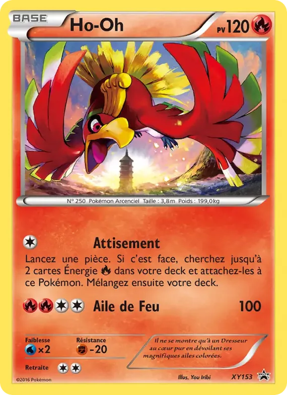 Ho-Oh XY153 – Promo XY