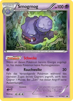 Weezing Nr. XY163 – XY Promokarten