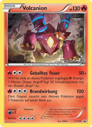 Volcanion Nr. XY164 – XY Promokarten