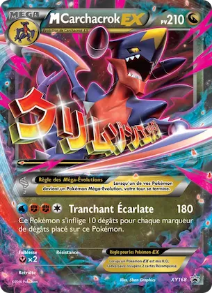 M-Carchacrok-EX n° XY168 – Promo XY