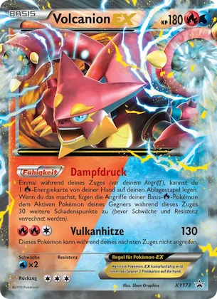 Volcanion-EX Nr. XY173 – XY Promokarten