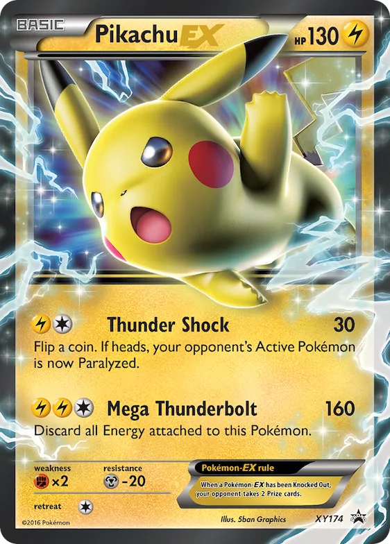 Pikachu-EX #XY174 – XY Promos