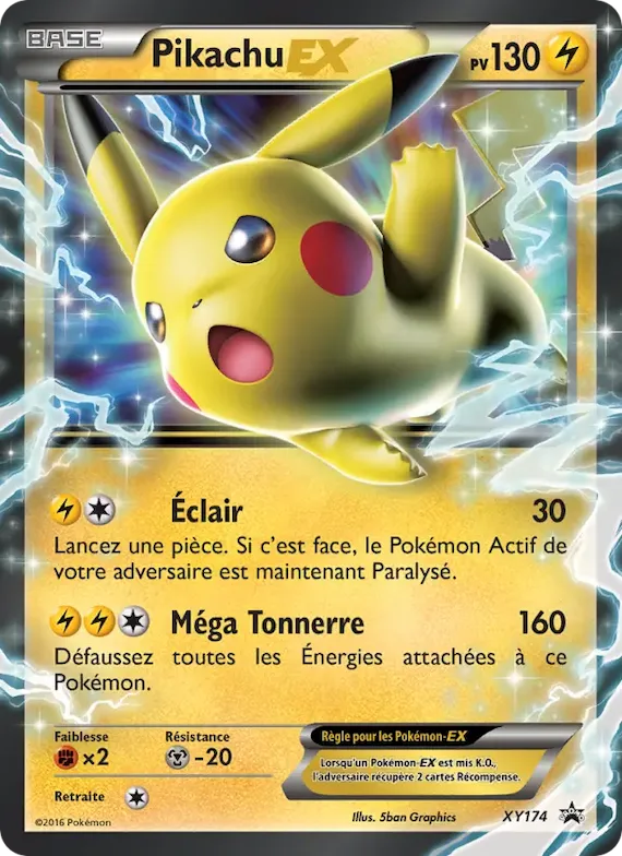 Pikachu-EX XY174 – Promo XY