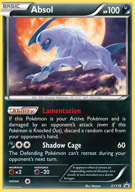 Absol #XY178 – XY Promos