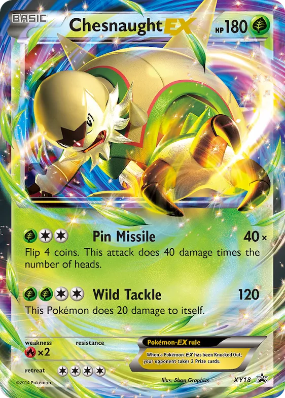Chesnaught-EX #XY18 – XY Promos