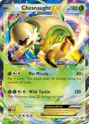 Chesnaught-EX #XY18 – XY Promos