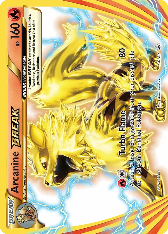 Arcanine BREAK #XY180 – XY Promos