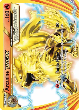 Arcanine BREAK #XY180 – XY Promos