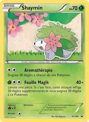 Shaymin n° XY188 – Promo XY