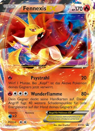 Delphox-EX Nr. XY19 – XY Promokarten